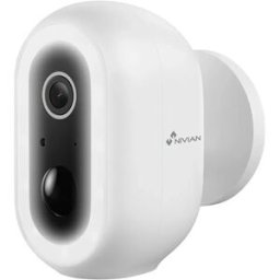 Nivian Caméra De Surveillance Nvs-ipc-04-bat White One Size unisex