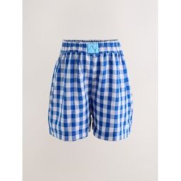 Next Boxer de Grossesse à taille repliable en lin bleu FR 40 (EU 38)
