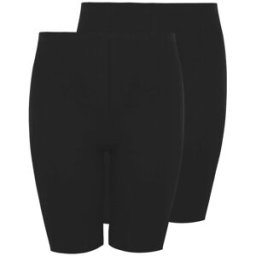 Yours Curve Yours Curve Cycling Shorts 2 Pack Noir FR 60 (EU 58)