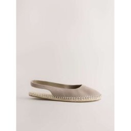 Next Espadrilles à bout pointu et bride arrière Forever Comfort naturel EU 39 (UK 6)