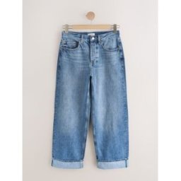 Next N. Premium Jean boyfriend à revers selvedge bleu FR 38 Regular (EU 36)