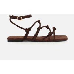 Simmi London Simmi London Clea Flat Sandals Brun EU 38 (UK 5)