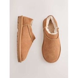 Next Chaussons bottines en daim Brun EU 35.5 (UK 3)