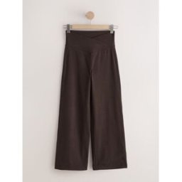 Next Pantalon large en denim de jersey Brun FR 50 Long (EU 48 L)