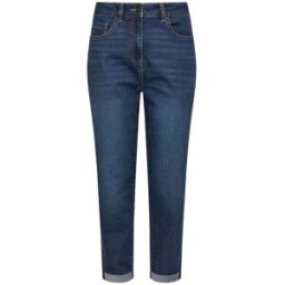 M & Co M & Co Mom Jeans bleu FR 50 x 31L