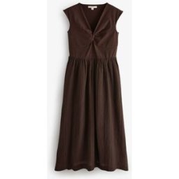 Laura Ashley Laura Ashley Twist Front 2in1 Dress Brun FR 36 (EU 34)