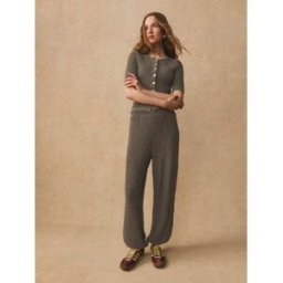 Next Pantalon texturé à Coupe ballon vert FR 44 Long (EU 42 L)