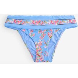 B by Ted Baker Culotte de bikini taille haute bleue fleurie B by Ted Baker bleu FR 36 (EU 34)