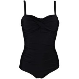 Pour Moi Maillot de bain Pour Moi Santa Monica gainant au ventre à bretelles amovibles Noir FR 44 Petite (EU 42 P)