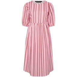 Yours Curve Yours Curve Limited Stripe Peplum Dress rouge FR 52-54 (EU 50-52)