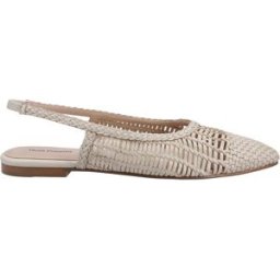 Hush Puppies Hush Puppies Dalia Woven Leather Slingback Ballerina pâle EU 42 (UK 8)