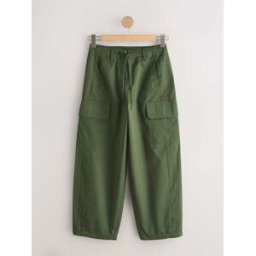 Next Pantalon cargo en coton à jambes bouffantes vert FR 46 Regular (EU 44 R)