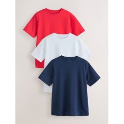 Next Pack de t-shirts basiques épais 3 bleu FR 44 (EU 42)