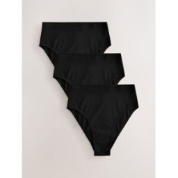 Next Culotte invisible confort sans VPL 3 Pack Noir FR 48 (EU 46)