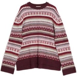 Albaray Albaray Fair Isle Pattern Jumper rouge FR 42 (EU 40)
