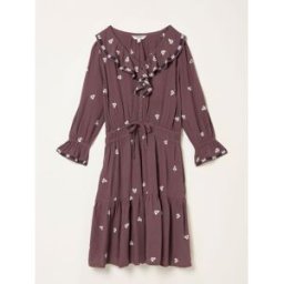 Fat Face FatFace Embroidered Dress violet FR 52 Regular (EU 50 R)