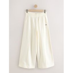 self. soi-même. Pantalon de jogging coupe large pâle L Short (FR 46-48)