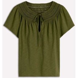Boden Boden Edi Trim Detail T-shirt vert FR 42 (EU 40)