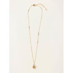 Fat Face FatFace Pinecone Necklace doré Un an