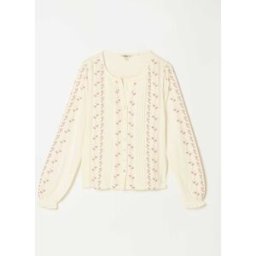 Fat Face FatFace Embroidered Top crème FR 50 (EU 48)