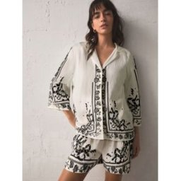 Rockett St George Chemise à Imprimé Rockett St George crème FR 36 (EU 34)