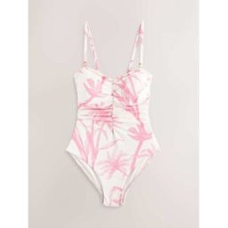 Next Maillot de bain bandeau gainant et gainant crème FR 40 (EU 38)