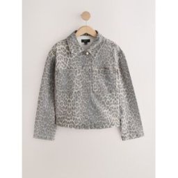 Next Veste en jean carrée Brun L Regular (FR 46-48)