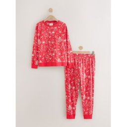 Next Pyjama de Noël à manches longues assorti pour toute la famille rouge L Tall (FR 46-48)