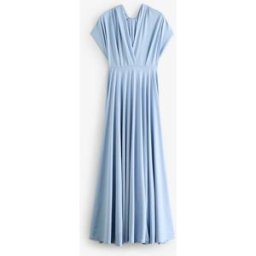 Next Robe longue de demoiselle d'honneur pour invitée de mariage en jersey multi-positions bleu FR 34 (EU 32)