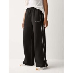 Nike Nike Studio Fleece Mid Rise Wide Leg Scallop Joggers Noir S (FR 38-40)