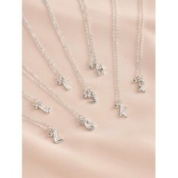 Next Initial Necklace argenté B
