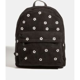 Skinnydip Skinnydip Ditsy Flower Print Embroidered Backpack Noir Un an