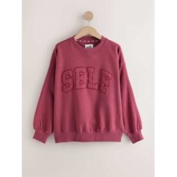 self. soi-même. Sweatshirt de cou d'équipage rouge XS (FR 36)