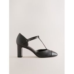 Next Chaussures à talons Forever Comfort avec barre en T en deux parties Noir EU 40 (UK 6.5)
