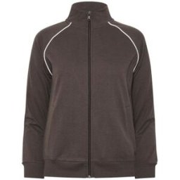 PixieGirl Petite PixieGirl Petite Contrast Zip Jacket Brun FR 42 Petite (EU 40 P)