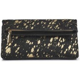 Jones Bootmaker Jones Bootmaker Wylie Fold-Over Clutch Noir Un an