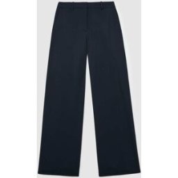 Reiss Reiss Solene Wool-Blend Wide-Leg Suit Trousers bleu FR 36 (EU 34)