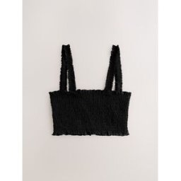 Next Haut de bikini Bandeau Shirred Noir FR 42 (EU 40)