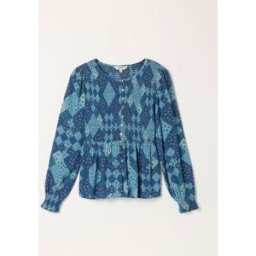 Fat Face FatFace Blouse bleu FR 42 Petite (EU 40 P)
