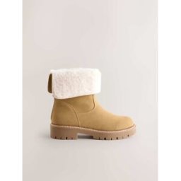 Next Bottes à revers en fausse fourrure Forever Comfort Brun EU 37 (UK 4) L