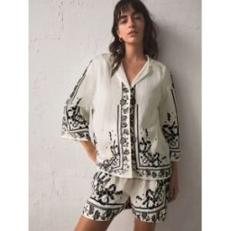 Rockett St George Short imprimé à bordure Rockett St George pâle FR 50 Regular (EU 48 R)
