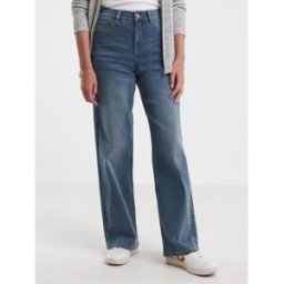 JD Williams JD Williams 24/7 Wide Leg Jeans bleu FR 50 Short (EU 48 S)
