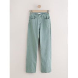 Next Jean ample extensible taille haute vert FR 38 Petite (EU 32 P)