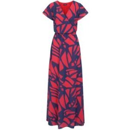 Hot Squash Hot Squash Petite Chiffon Midi Dress Rose FR 44 (EU 42)