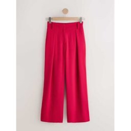 Next Pantalon ample à dos élastique rouge FR 46 Regular (EU 44 R)