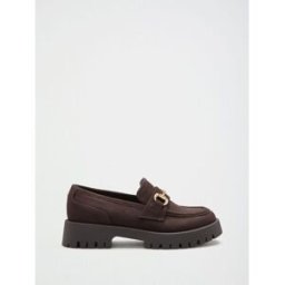 Lipsy Lipsy Mocassins décontractés à enfiler en faux daim épais à crampons Brun EU 36 (UK 3)