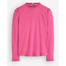 Boden Boden Supersoft Frill Detail Top Rose FR 40 (EU 38)
