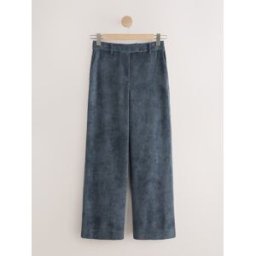 Next Pantalon large en velours côtelé Gris FR 44 Short (EU 42 S)