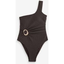 B by Ted Baker Maillot de bain asymétrique B by Ted Baker Hardware avec effet ventre plat Brun FR 44 (EU 42)