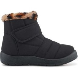 Pavers Pavers Wide-Fit Touch-Fasten Weather Boots Noir EU 37 (UK 4)